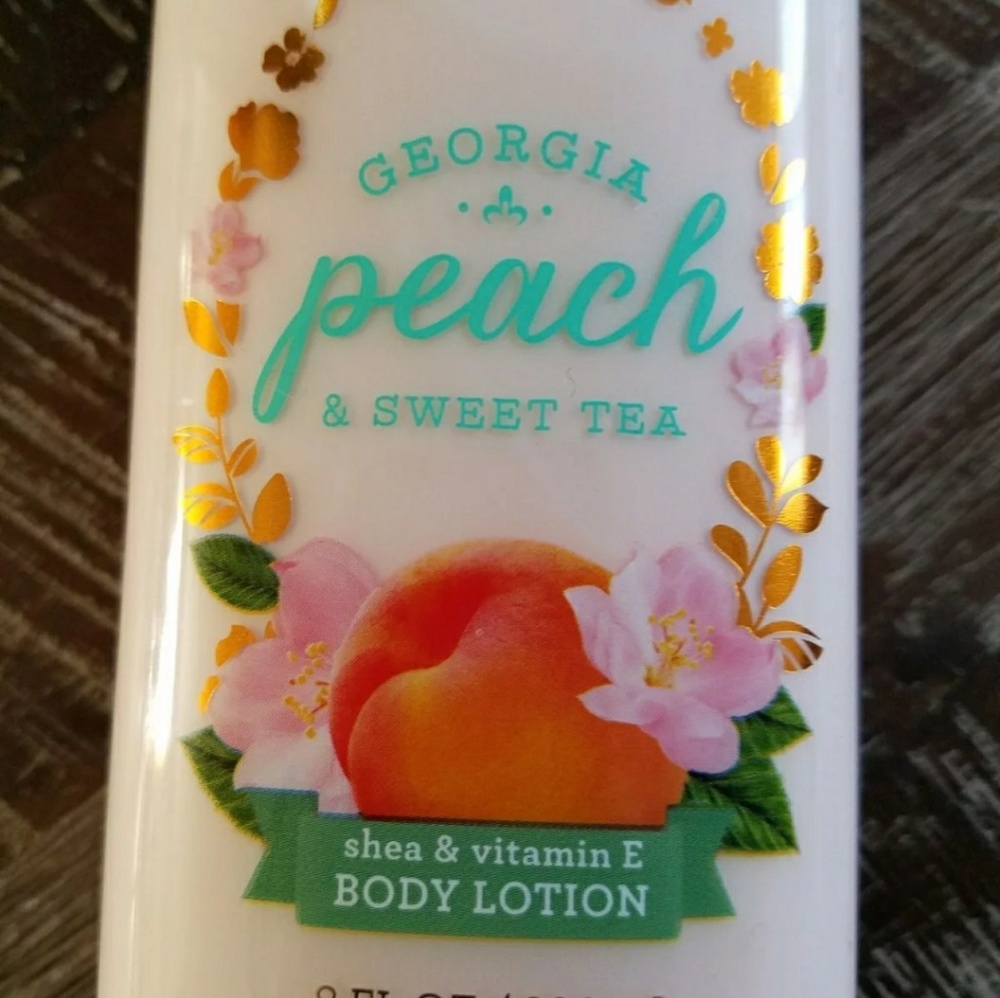 Georgia Peach and sweet tea body lotion